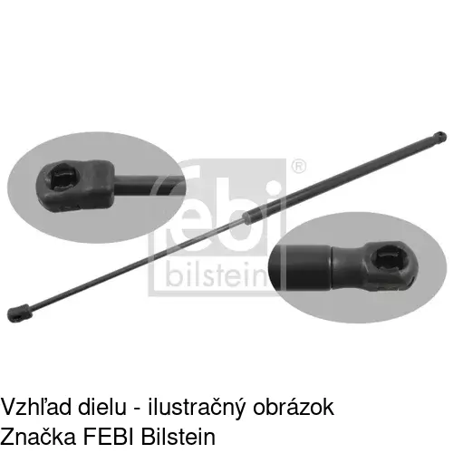 Plynová pružina 9513ASD /POLCAR/ - obr. 1