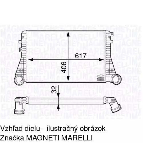 Chladiče vzduchu (Intercoolery) 9513J8-1 /POLCAR/ - obr. 1