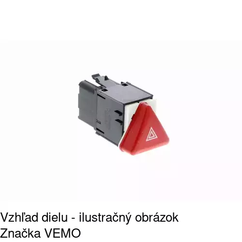 Spínač núdzových svetiel 9513P-30 /POLCAR/ - obr. 2