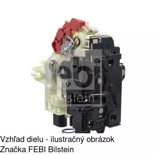 Vnútorná zámka dverí POLCAR 9514ZC-4