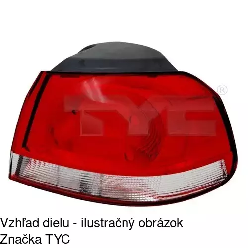 Zadné svetlo POLCAR 9518876E