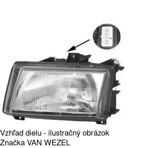 Hlavný reflektor 9524096E /POLCAR/ - obr. 5