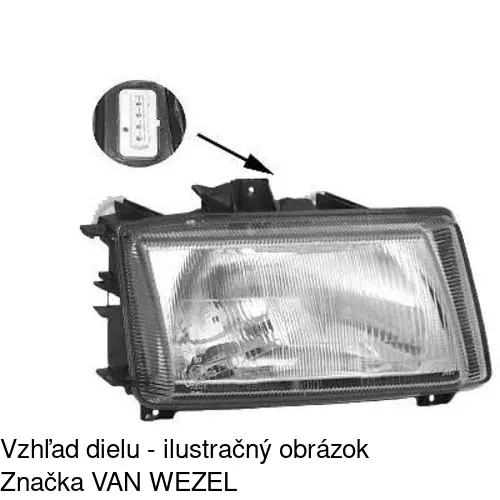 Hlavný reflektor 9524106E /POLCAR/ - obr. 4