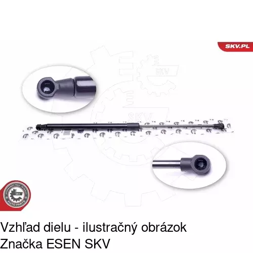 Plynová pružina 9524AB1 /POLCAR/ - obr. 4