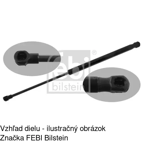 Plynová pružina 9530AB /POLCAR/ - obr. 1