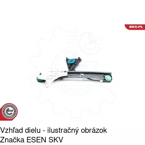 Mechanizmus sťahovania okna elektrický bez motora 9533PSG3 /POLCAR/ - obr. 3