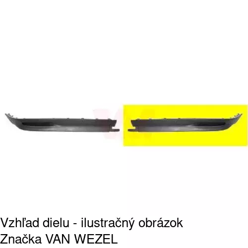 Spojler predného nárazníka 953725-1 /POLCAR/ - obr. 2