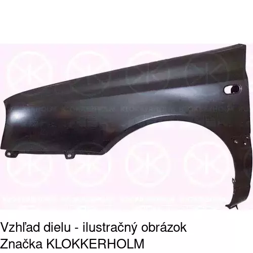 Predný blatník 953801-1 /POLCAR/ - obr. 3
