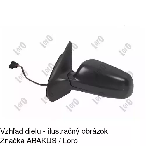 Vonkajšie zrkadlo 9541519M /POLCAR/ - obr. 1