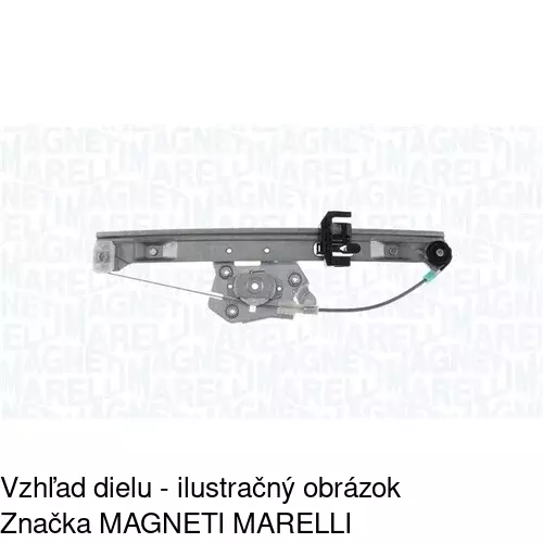 Mechanizmus sťahovania okna elektrický bez motora 9541PSG4 /POLCAR/ - obr. 3
