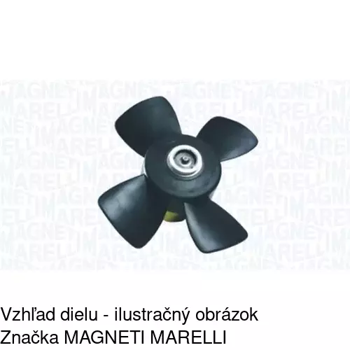 Ventilátor bez krytu / podpery POLCAR 954623U3