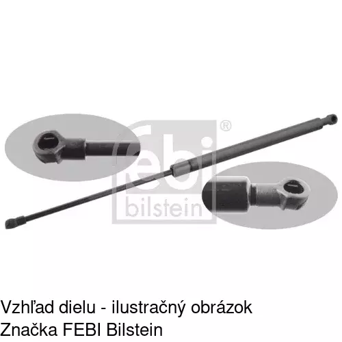 Plynová pružina 9547ABD /POLCAR/ - obr. 1