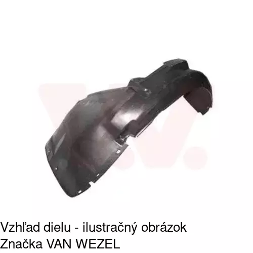 Podblatník (plast) 9548FL1Q /POLCAR/ - obr. 1