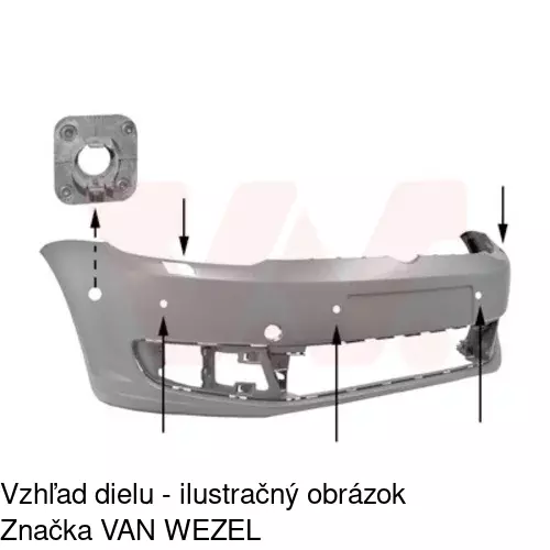 Predný nárazník 956307-6 /POLCAR/ - obr. 1