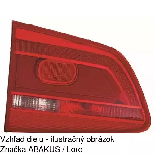 Zadné svetlo POLCAR 9563881E