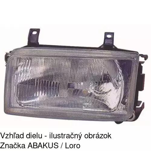 Hlavný reflektor 9566090E /POLCAR/ - obr. 3