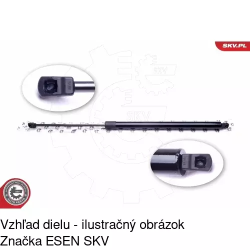 Plynová pružina 9566AB3 /POLCAR/ - obr. 5