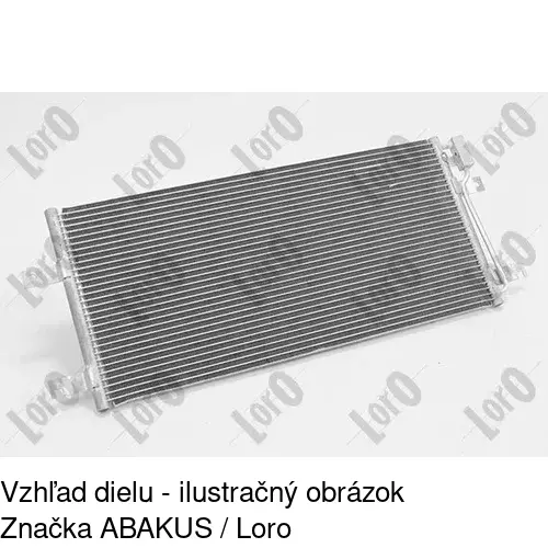Chladiče klimatizácie 9566K8C2 /POLCAR/ - obr. 2