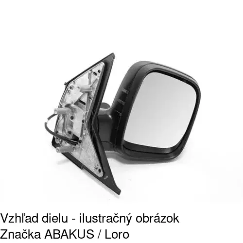 Vonkajšie zrkadlo 9568525M /POLCAR/ - obr. 3