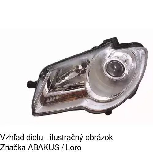 Hlavný reflektor 957910-E /POLCAR/ - obr. 2