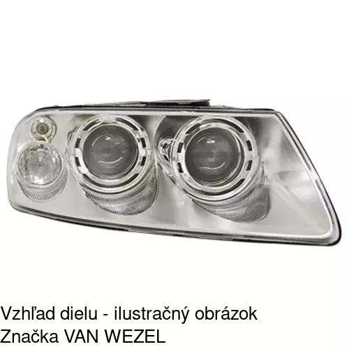 Hlavný reflektor 9580101V /POLCAR/ - obr. 3