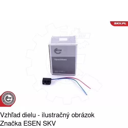 Vnútorná zámka dverí 9580ZC-2 /POLCAR/ - obr. 3