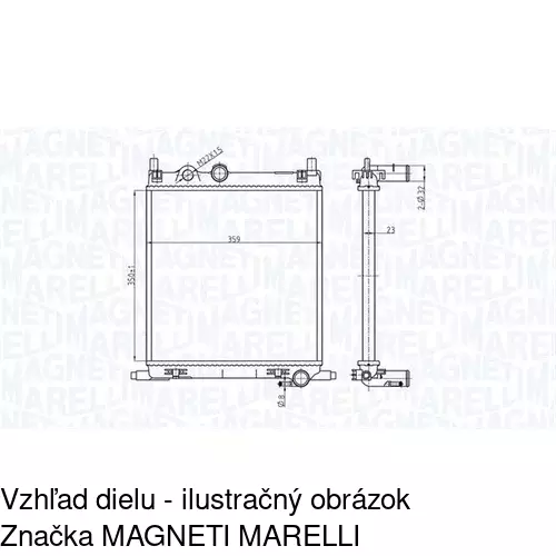 Chladiče vody POLCAR 95A108A1