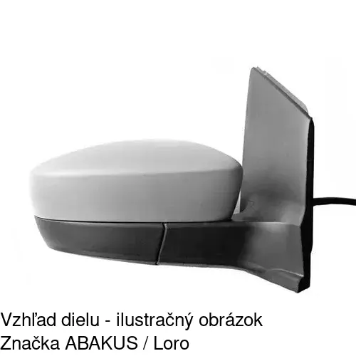 Vonkajšie zrkadlo 95A1525M /POLCAR/ - obr. 3