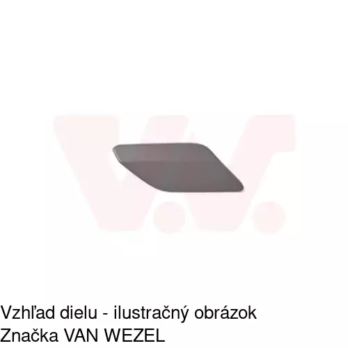 Záslepka ostrekovača svetla 95C20716 /POLCAR/ - obr. 2