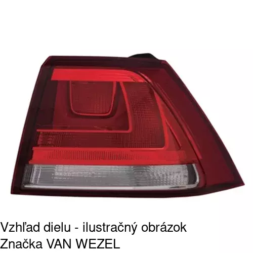 Zadné svetlo 95C288-E /POLCAR/ - obr. 4