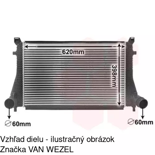 Chladiče vzduchu (Intercoolery) 95C2J8-1 /POLCAR/ - obr. 4
