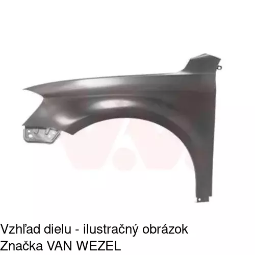 Predný blatník 95D101-J /POLCAR/ - obr. 3