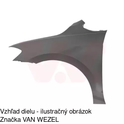 Predný blatník 95L101 /POLCAR/ - obr. 1