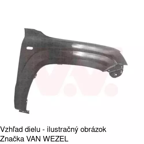 Predný blatník 95P102 /POLCAR/ - obr. 1