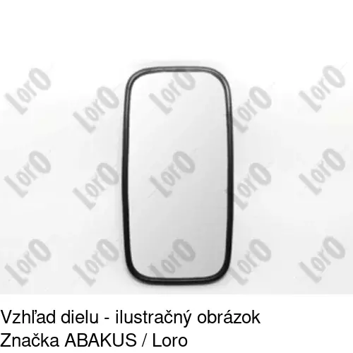 Vonkajšie univerzálne zrkadlo 99LU12-E /POLCAR/ - obr. 1