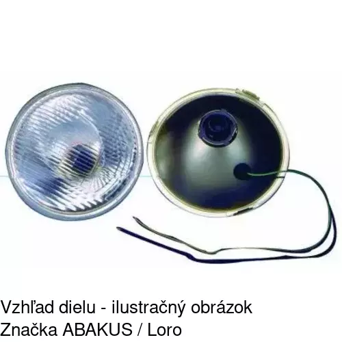 Vložka hlavného reflektora POLCAR 99RG030V
