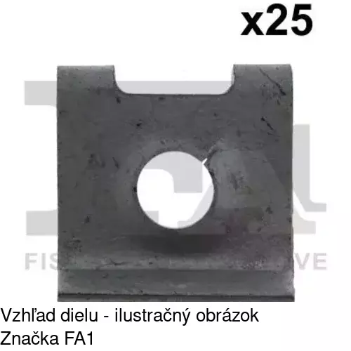 Montážny plech RX16151 /POLCAR/ - obr. 1