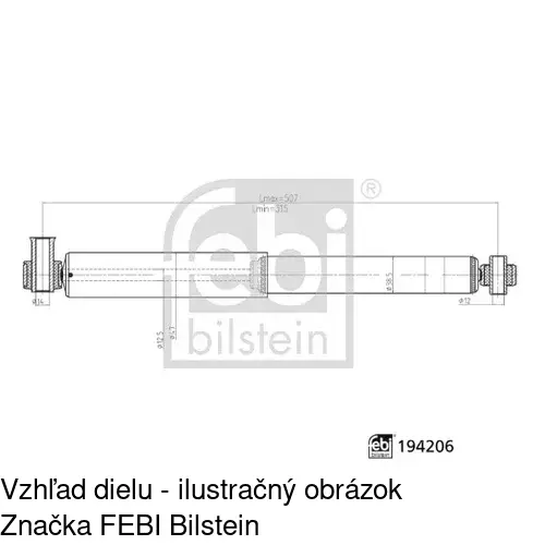 Plynový tlmič POLCAR S011378G