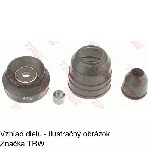 Uchytenie tlmiča POLCAR S020001