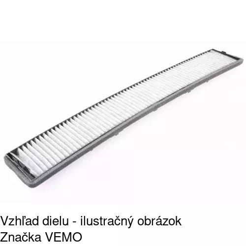 Kabínový filter s uhlíkom S11-1004 /POLCAR/ - obr. 3