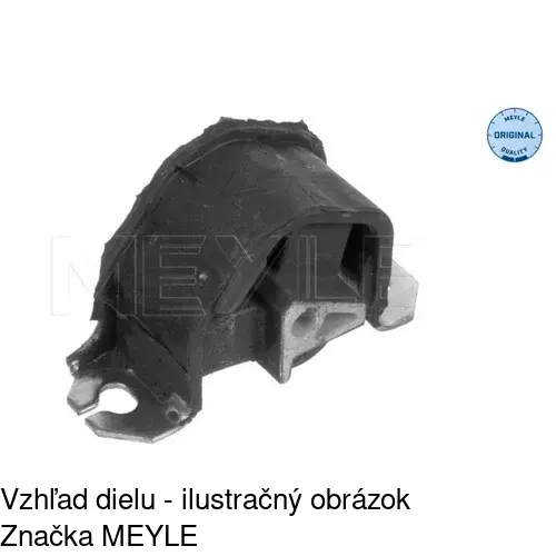 Silentblok motora S2255007 /POLCAR/ - obr. 1