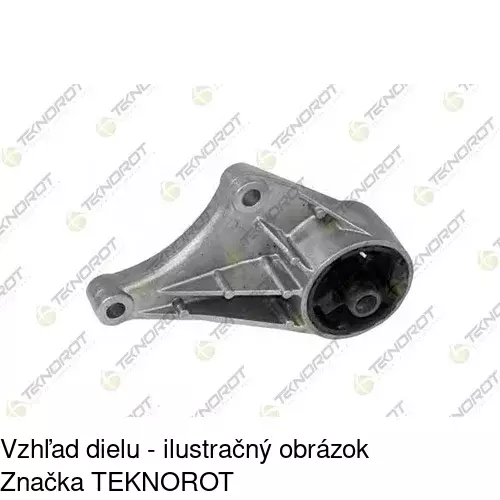 Silentblok motora S2255045 /POLCAR/ - obr. 2