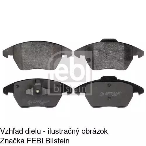 Brzdové dosky POLCAR S70-0069