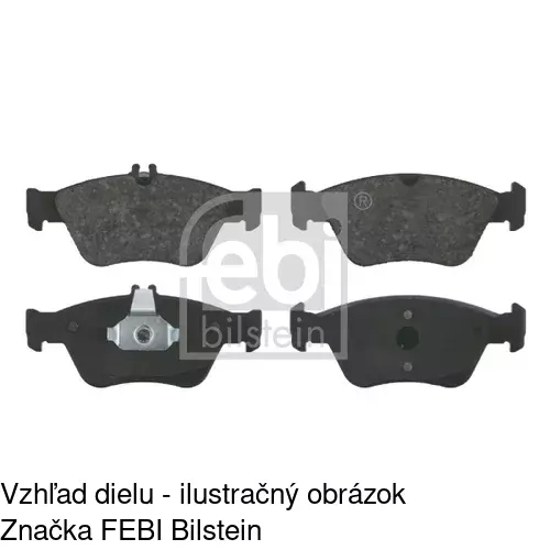 Brzdové dosky S70-0076 /POLCAR/ - obr. 1