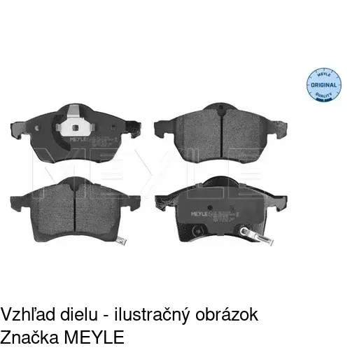 Brzdové dosky POLCAR S70-0089