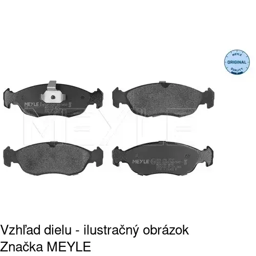 Brzdové dosky S70-0143 /POLCAR/ - obr. 4