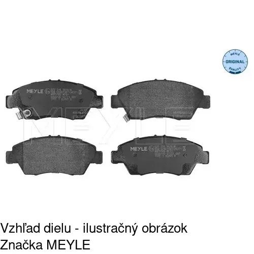 Brzdové dosky S70-0151 /POLCAR/ - obr. 5