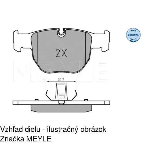 Brzdové dosky S70-0163 /POLCAR/ - obr. 4