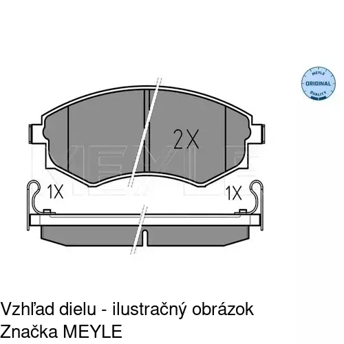 Brzdové dosky S70-0243 /POLCAR/ - obr. 4