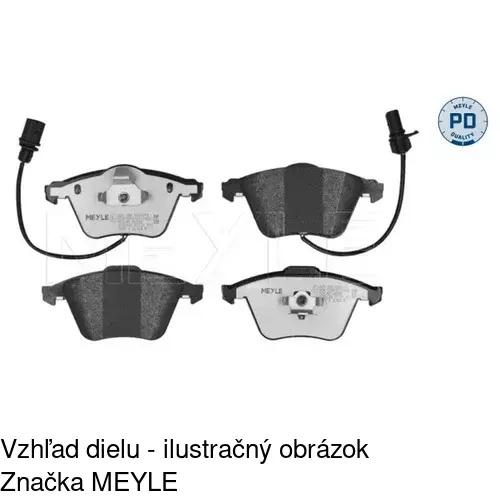 Brzdové dosky S70-0251 /POLCAR/ - obr. 4